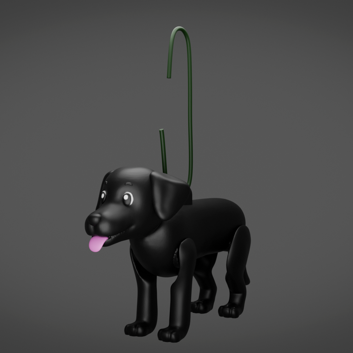 Black Labrador Ornament