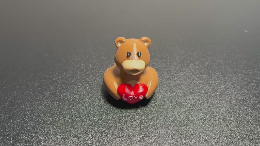 Valentine Bear Duck