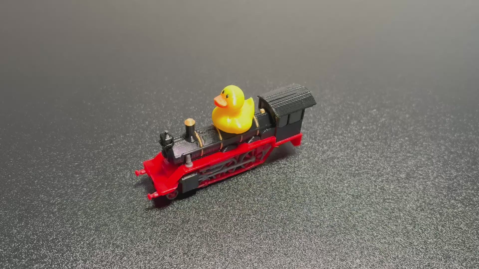 Duck on a Steam Train