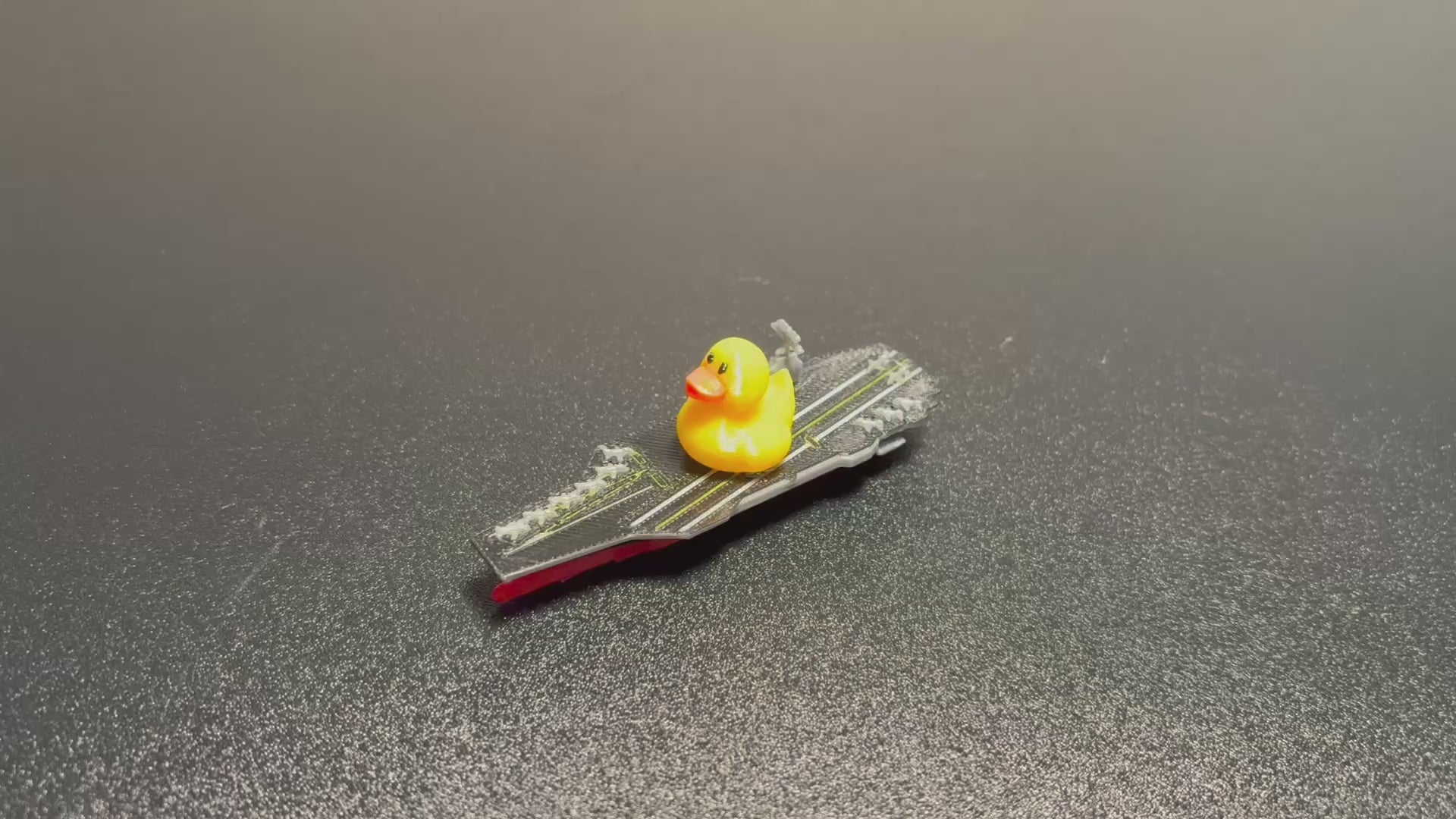 Duck on an Aircraft Carrier