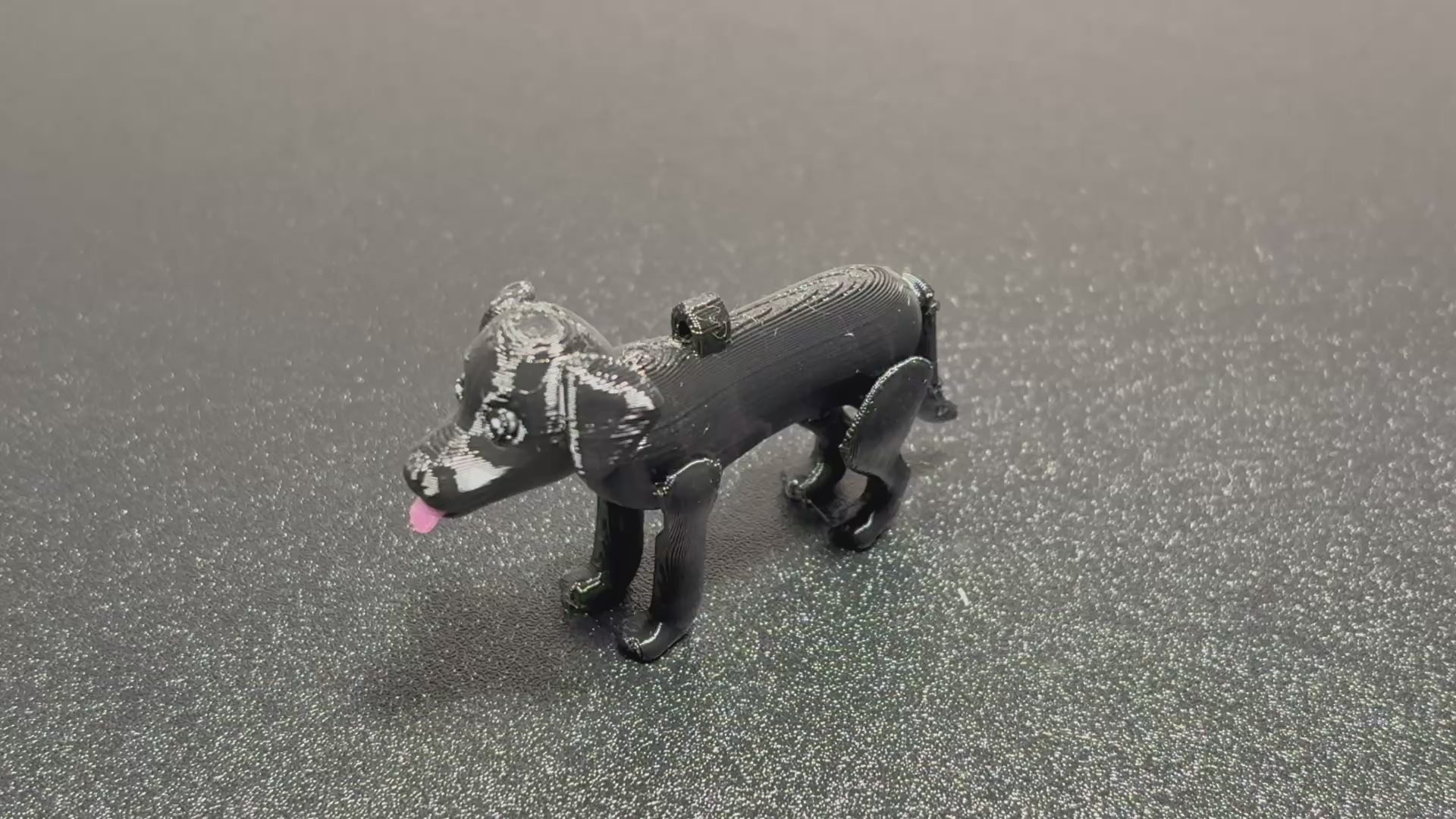 Black Labrador Keychain